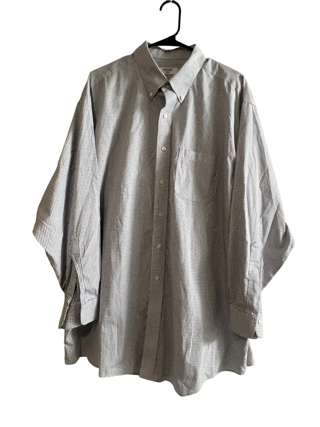 Brooks Brothers - Button-Down Dress Shirt In Gray Micro-Check - Size 18-34